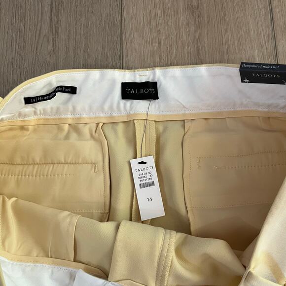 Talbots Women's Butter Hampshire Ankle Pant Size 14 - Picture 4 of 10
